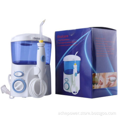 Hot Selling Dental Irrigator, Designed by Waterpik Engineer, with Ten Setting and 9 Jet Tips